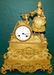 French Gilt Metal Mantle Clock