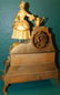 French Gilt Metal Mantle Clock - 4