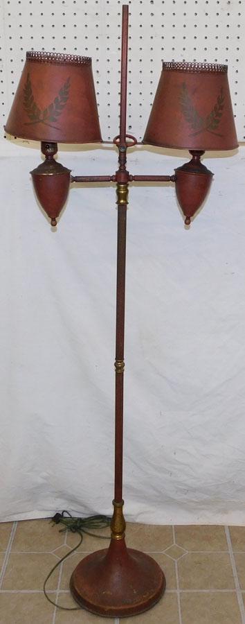 Tole Painted Floor Lamp (1 of 5)