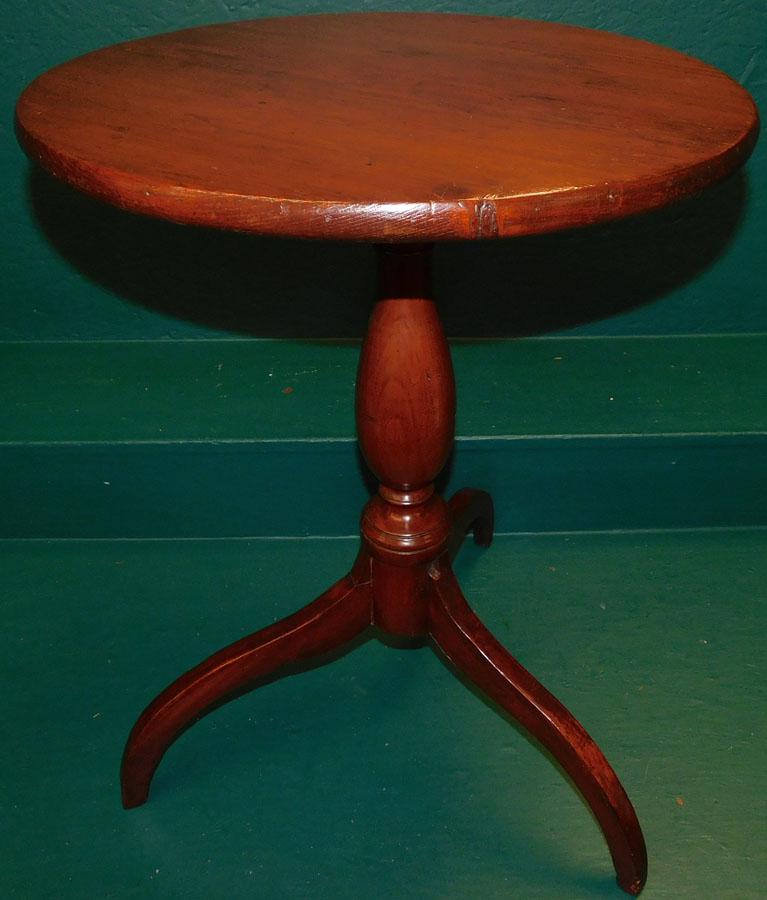 19th C Pine & Cherry Candle Stand (1 of 4)