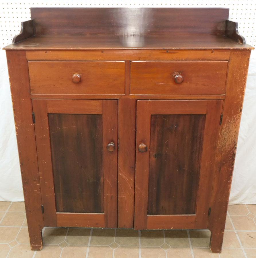 19th C Pine Jelly Cupboard (1 of 3)