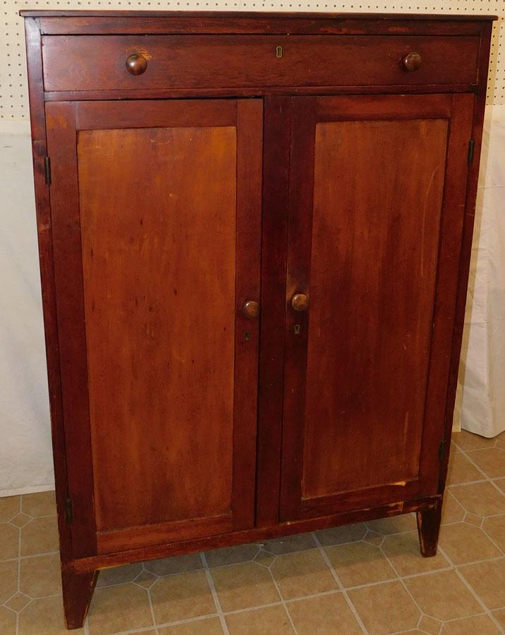 19th C Pine Pantry Cabinet (1 of 5)