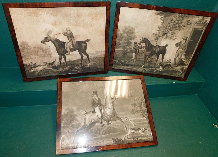 Collection of 3 Fox Hunt Prints Or Engravings (1 of 7)