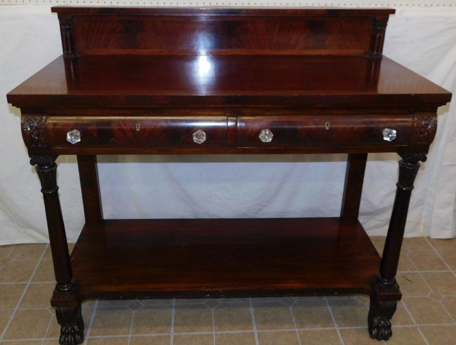 Mahogany Empire Server W/ Claw Feet (1 of 5)