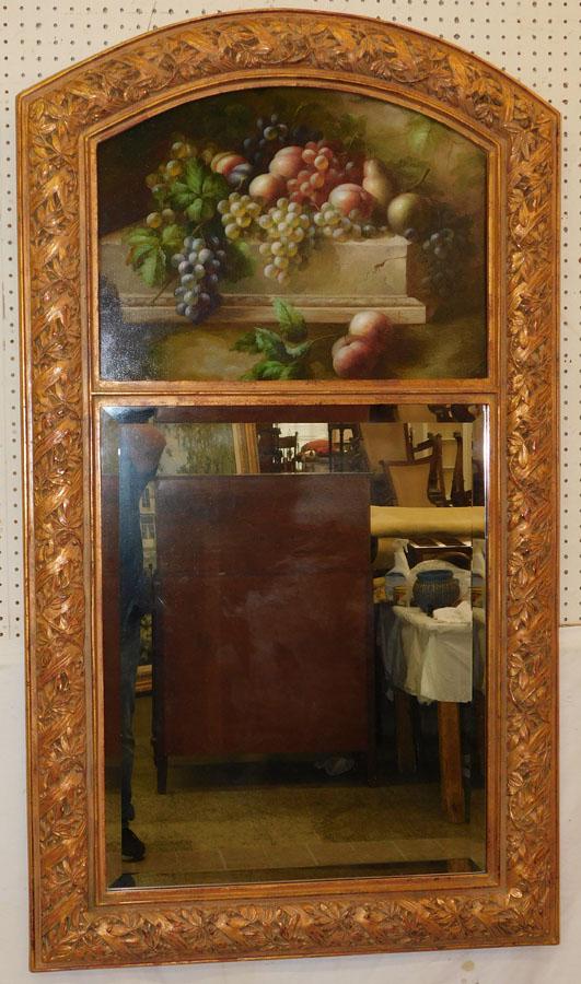 Beveled Glass Mirror W/ Still Life OOC (1 of 4)