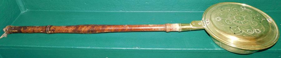 19th C Brass Bed Warmer (1 of 4)