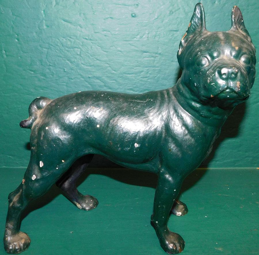 Antique Cast Iron Boxer Doorstop (1 of 2)