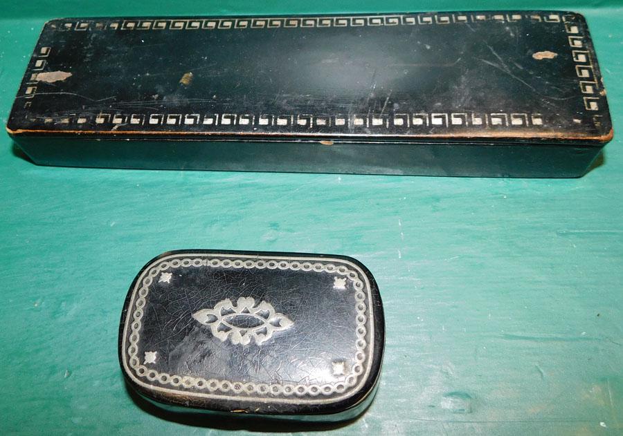 Two German Lacquered Dresser Boxes (1 of 3)