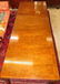 Walnut Inlay QA Dining Table W/ 3 Leaves By Baker