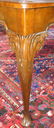 Walnut Inlay QA Dining Table W/ 3 Leaves By Baker - 3