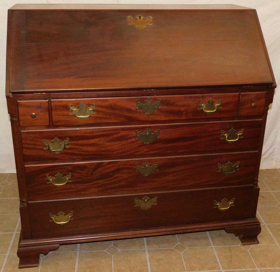 Walnut Bench made Slant Front Desk (1 of 8)