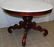 Cherry Marble Top Pedestal Table