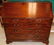 Mahogany Slant Front Desk W/ Tooled Leather Interior