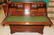 Mahogany Slant Front Desk W/ Tooled Leather Interior - 2