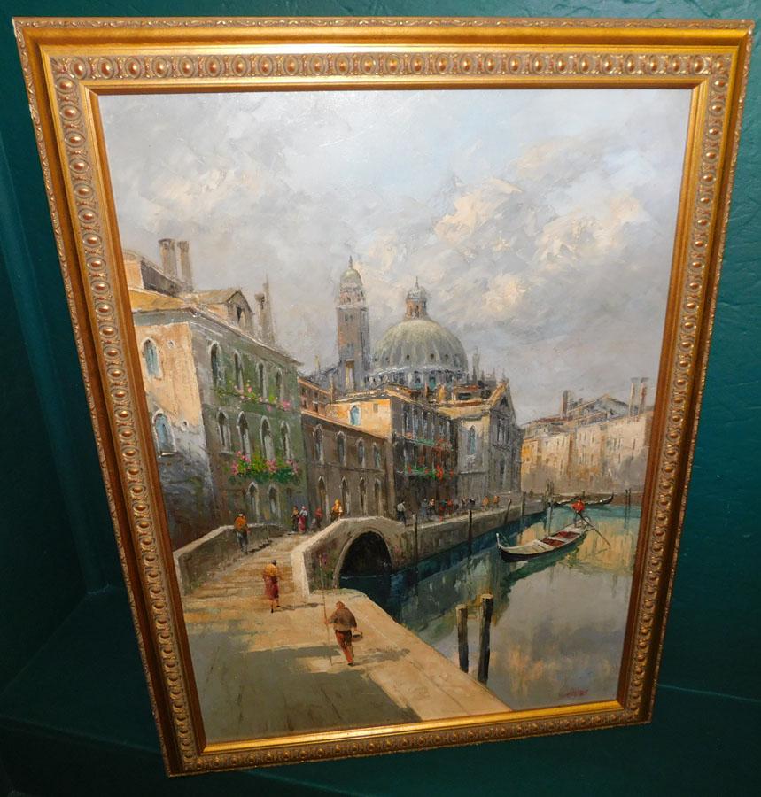 OOC Of Venetian Scene Signed (1 of 4)
