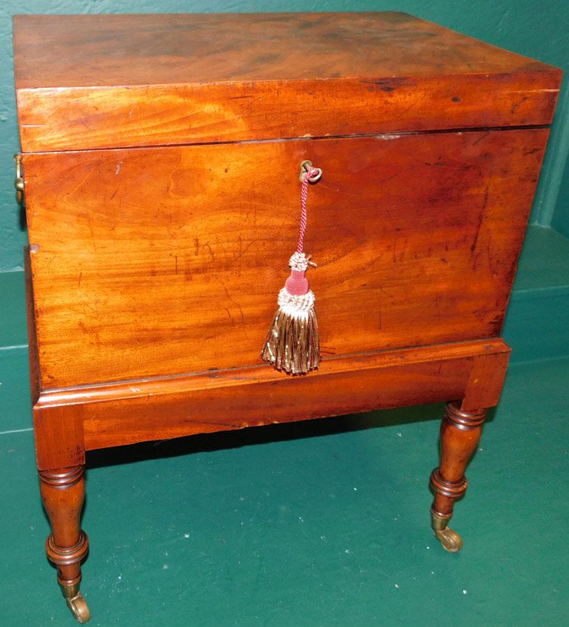 19th C Mahogany Cellarette (1 of 3)