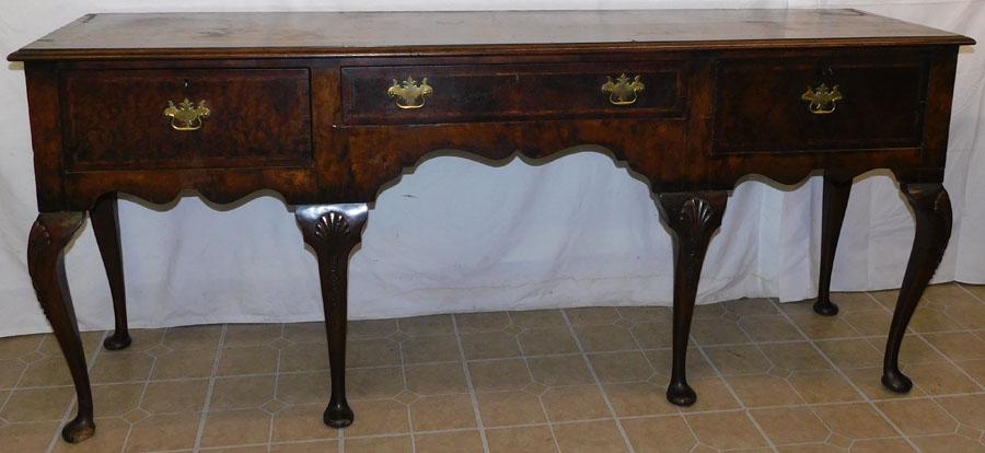 English Welsh Burl Walnut QA Cupboard Base (1 of 11)