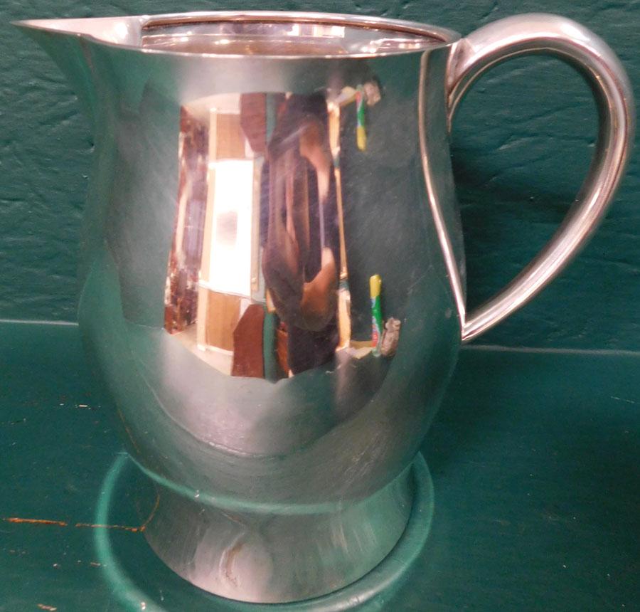 American Sterling Paul Revere Style Water Pitcher (22.7 (1 of 3)