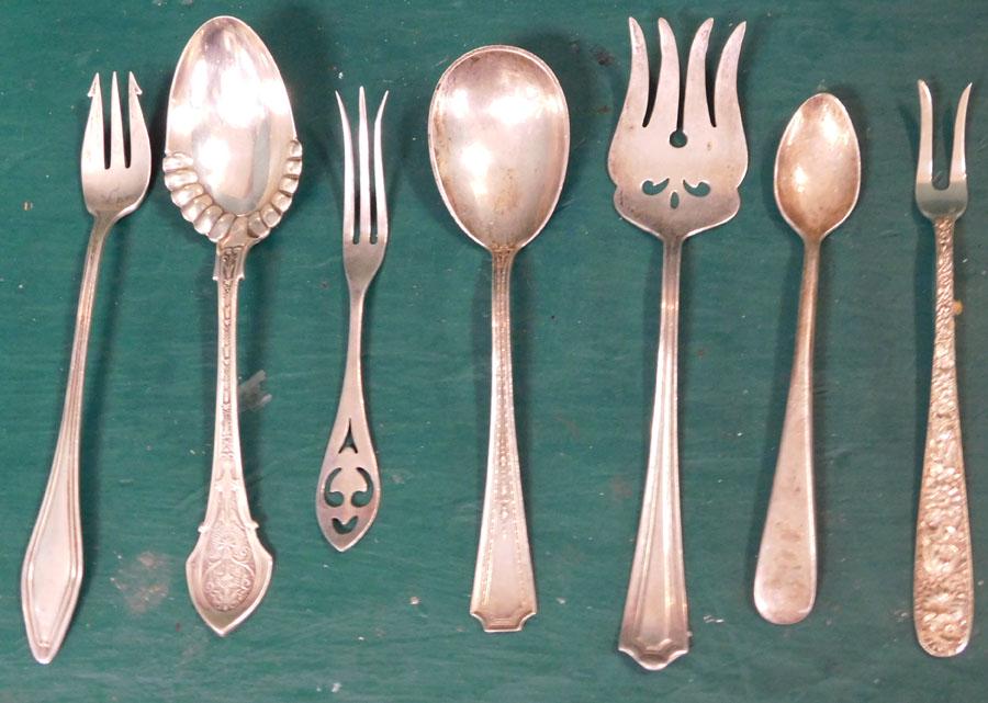 7 Pc Misc. Sterling Flatware (4.9 Toz) (1 of 1)