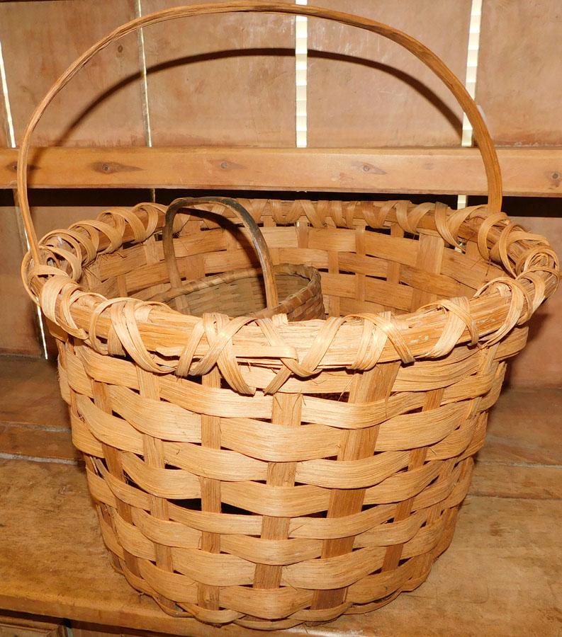 Large Split Oak Basket (1 of 3)