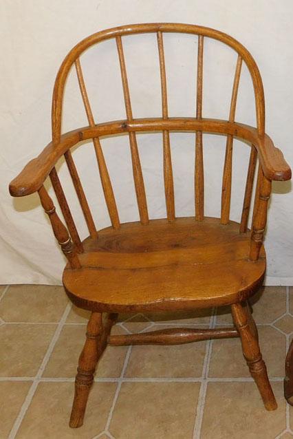 Childs Oak Windsor Arm Chair (1 of 2)
