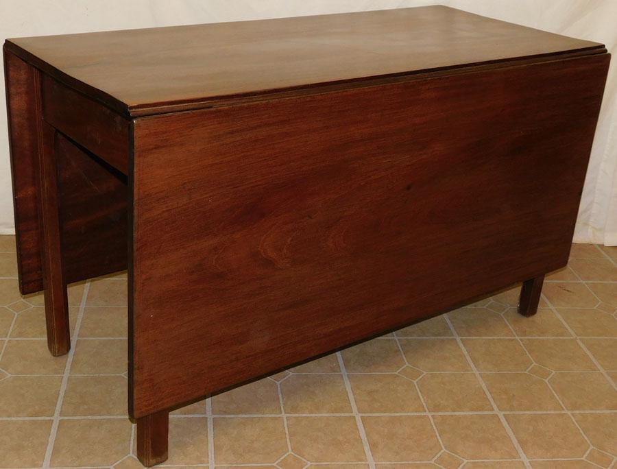 19th C Mahogany Drop Leaf Dining Table (1 of 5)