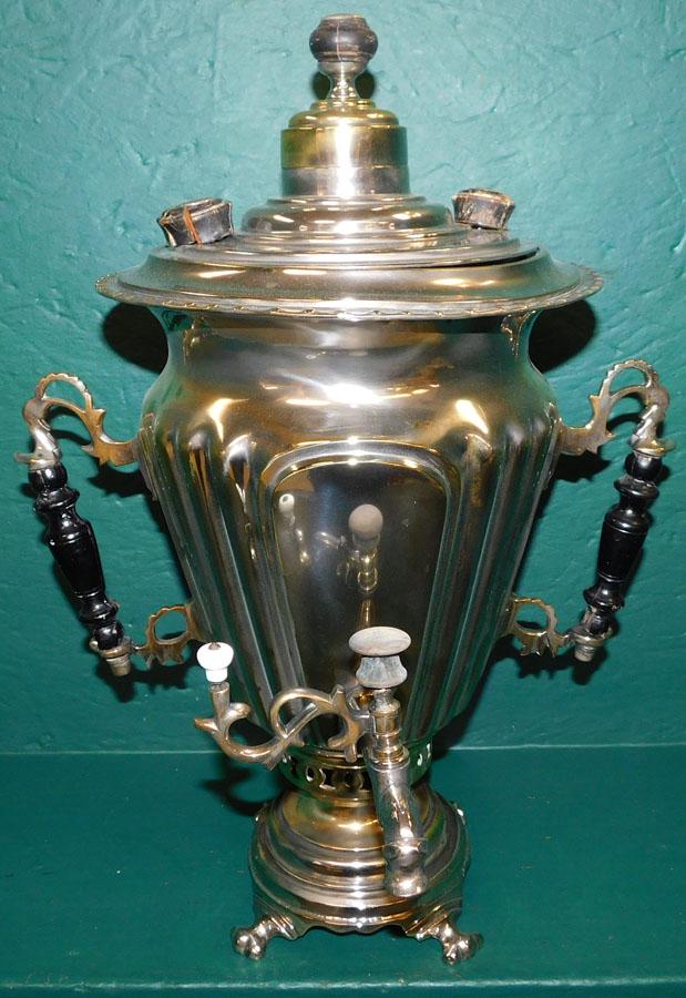 Silver Plate Samovar (1 of 3)