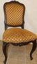 French Carved Walnut Side Chair