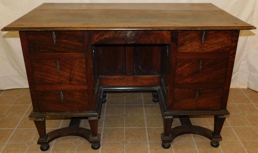 19th C Walnut Continental Desk (1 of 9)