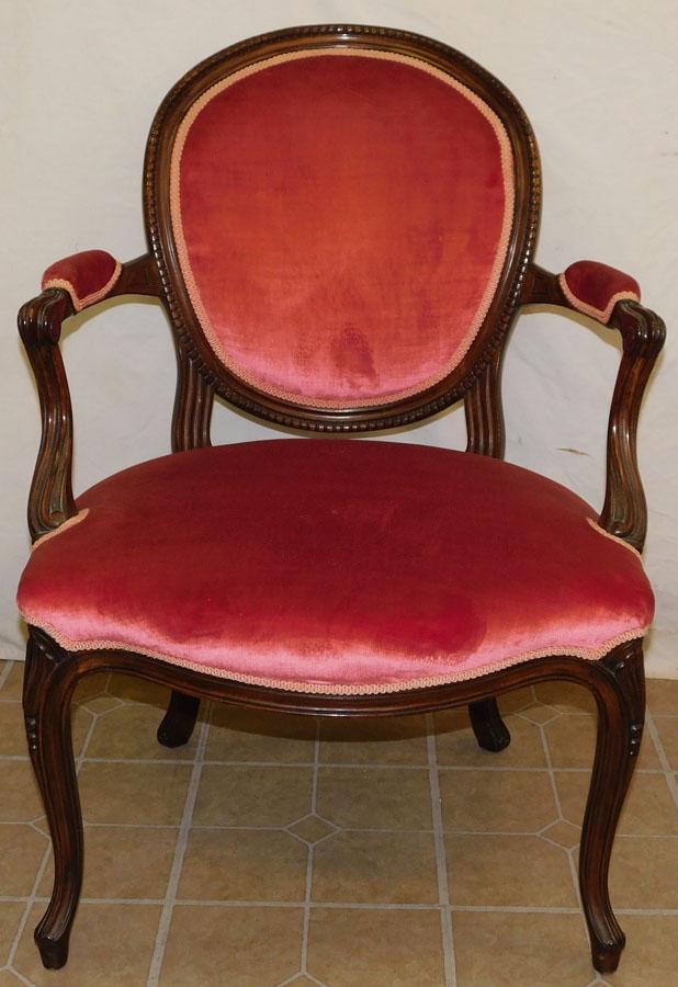 French Upholstered Arm Chair (1 of 3)