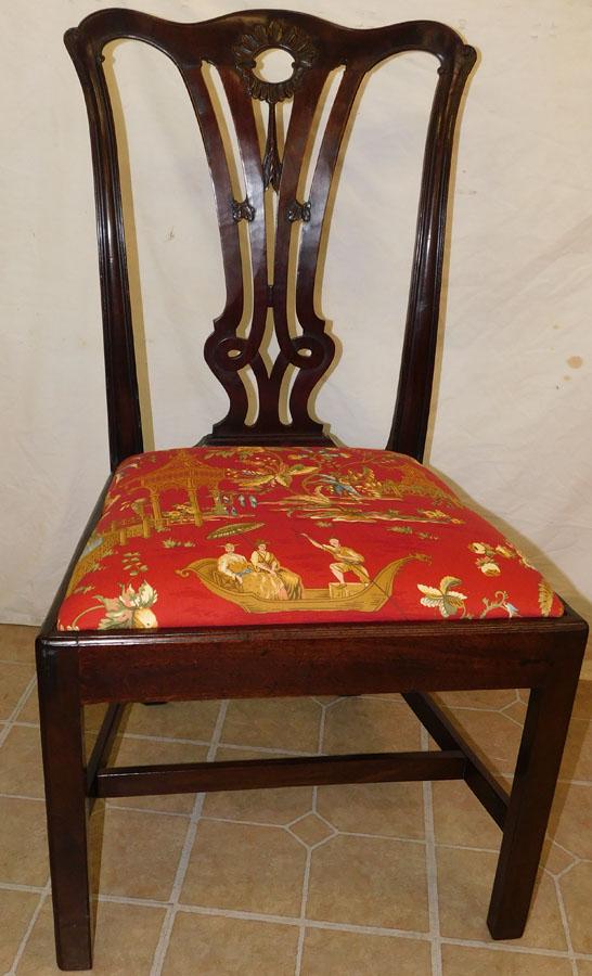 19th C Mahogany Side Chair (1 of 4)