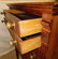 Victorian Tiger Maple Top Spool Cabinet - 5