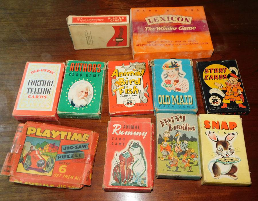 Lot Of Vintage Playing Cards: Lot Of Vintage Playing Cards.
