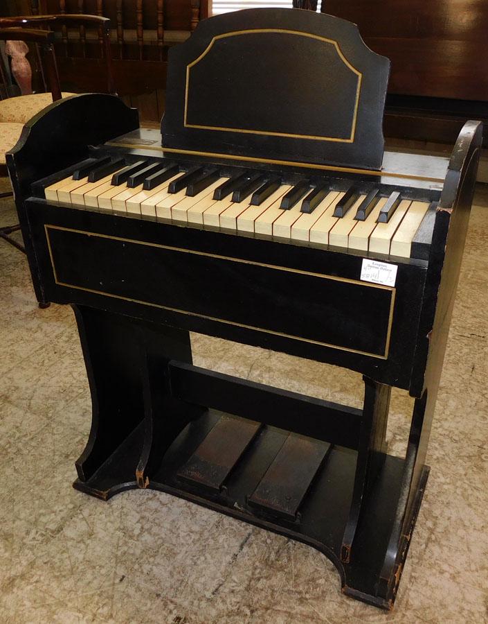 Child's Piano W/ Bench By Estey Organ Co.: Child's Piano W/ Bench By Estey Organ Co.. 23 1/4" W 12" D 33" H