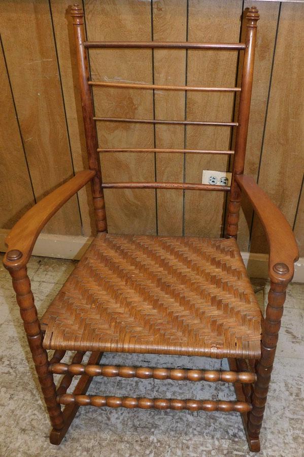 Ladder Back Rocker: Ladder Back Rocker. 39" H