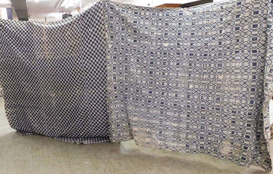 Two Antique Coverlets: Two Antique Coverlets.
