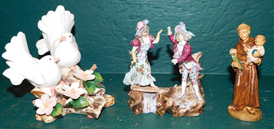 French Porcelain Figure -- Capodimonte Bird: French Porcelain Figure -- Capodimonte Bird .