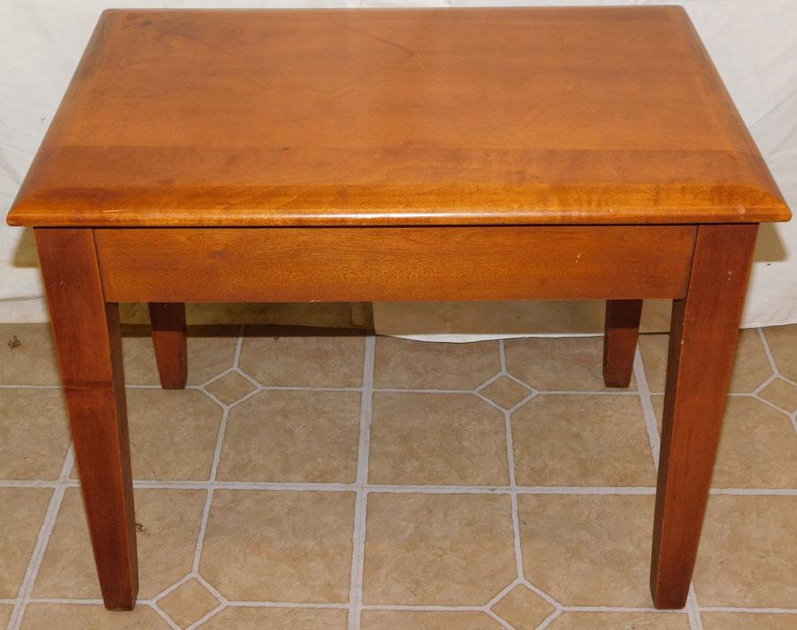 Maple Low Table: Maple Low Table. 21 1/2" W 14 3/4" D 17" H