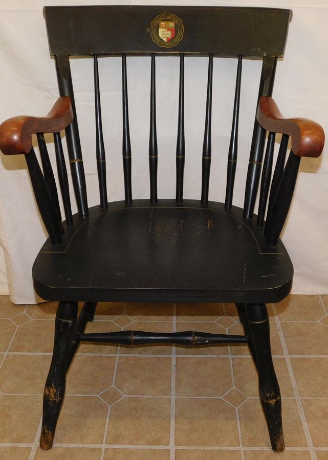 Painted Windsor Arm Chair: Painted Windsor Arm Chair. 34" H