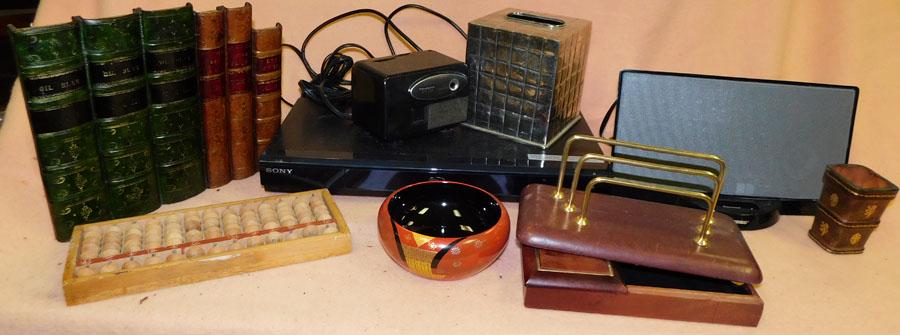 DVD Player, Bose Sound Dock, & Desk Access.: DVD Player, Bose Sound Dock, & Desk Accessories.