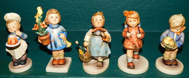 5 Hummel Figurines
