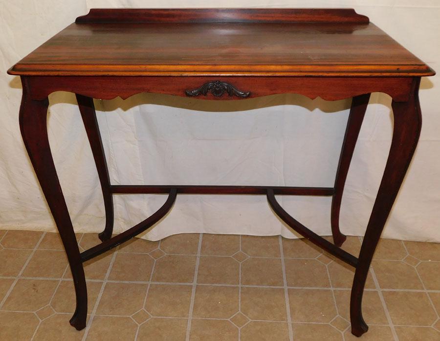 Antique Mahogany Console Table: Antique Mahogany Console Table . 36 1/2" W 18 1/2" D 34" H