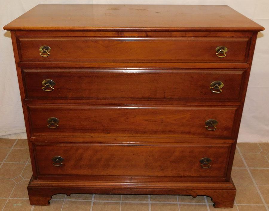 4 Drawer Cherry Chest by Stickley: 4 Drawer Cherry Chest by Stickley. 40 3/4" W 21" D 37" H