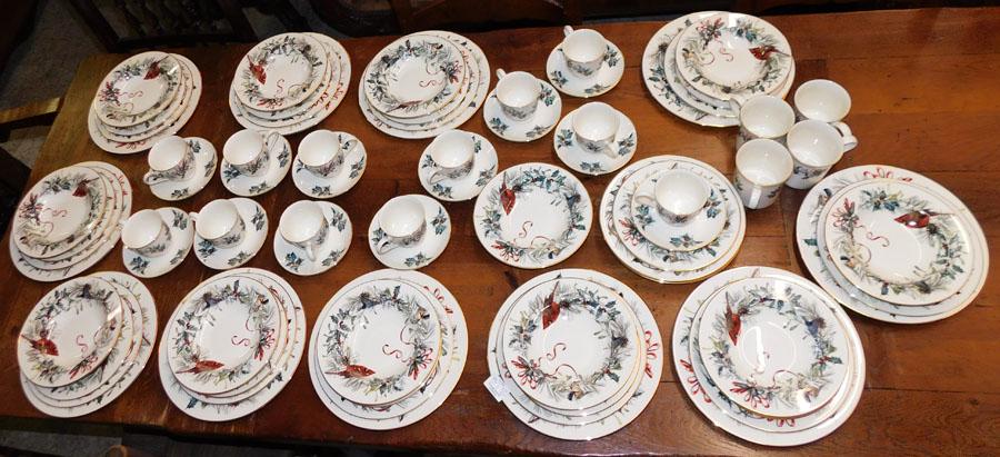 38 Pieces of Lenox China - Winter Greetings: 38 Pieces of Lenox China - Winter Greetings by Catherine McClung.