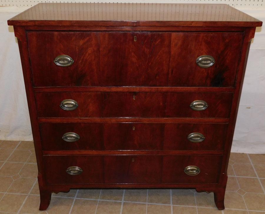 19th Century Cherry Butlers Desk: 19th Century Cherry Butlers Desk . 44 1/2" W 21" D 44 3/4" H