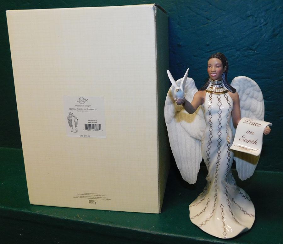 Lenox Figurine Arjana Angel of Paradise: Lenox Figurine Arjana Angel of Paradise. 9 1/2" H