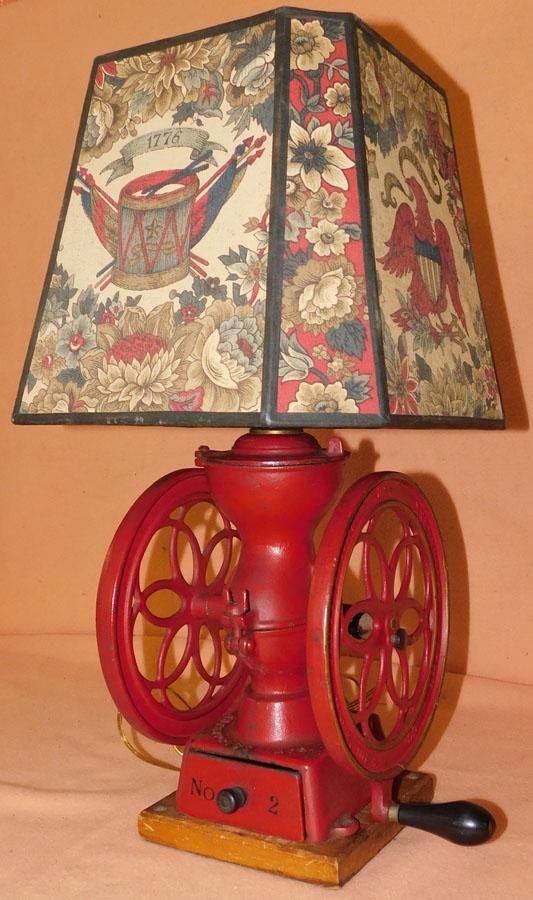 Number 2 Enterprise Coffee Mill Lamp (1 of 5)