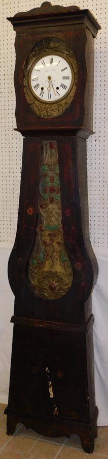 Grain Painted Country French Grandfather Clock (1 of 11)