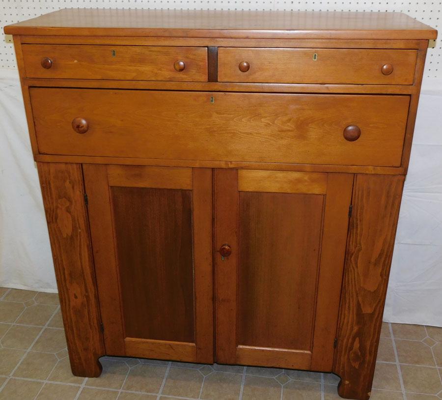 19th C Pine Jelly Cupboard (1 of 5)