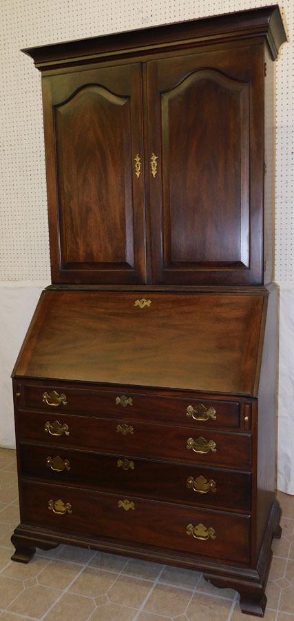 Mahogany Henkel Harris Slant Front Secretary (1 of 12)